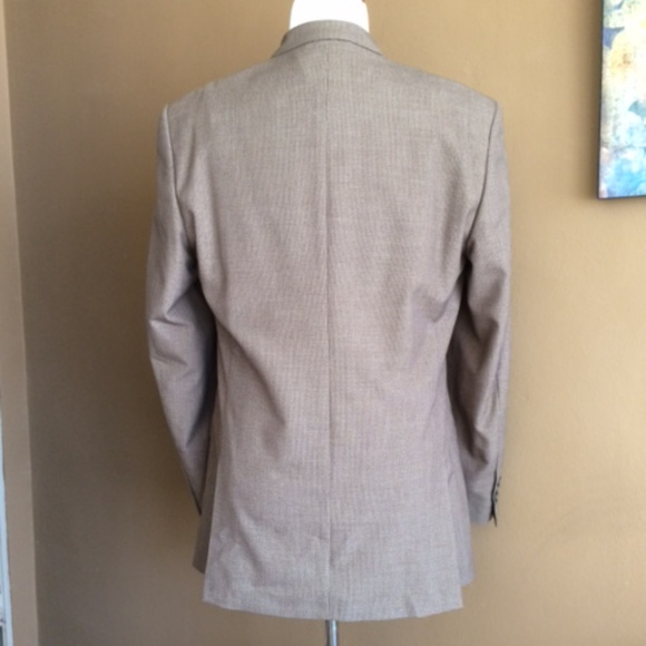 *DONATED* Alfani Brown Print SLIM FIT Blazer, 42L - Picture 3 of 7